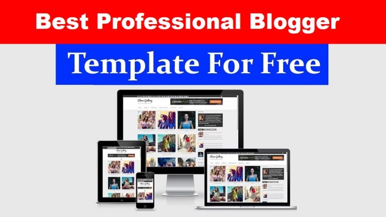 Best Professional Blogger Templates Free