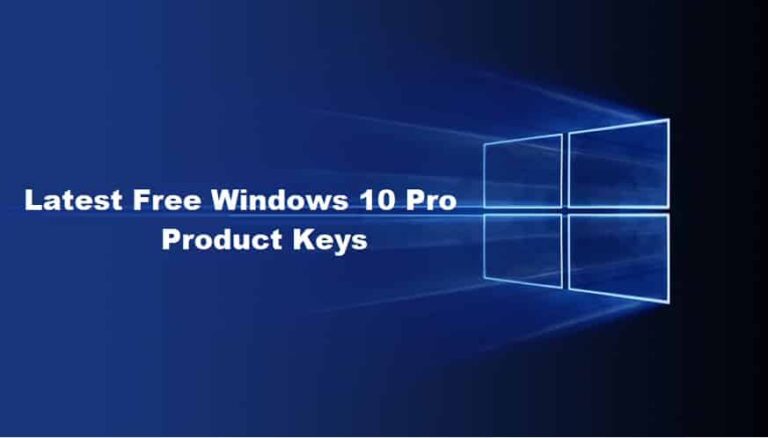 Get Latest Free Windows 10 Pro Product Keys
